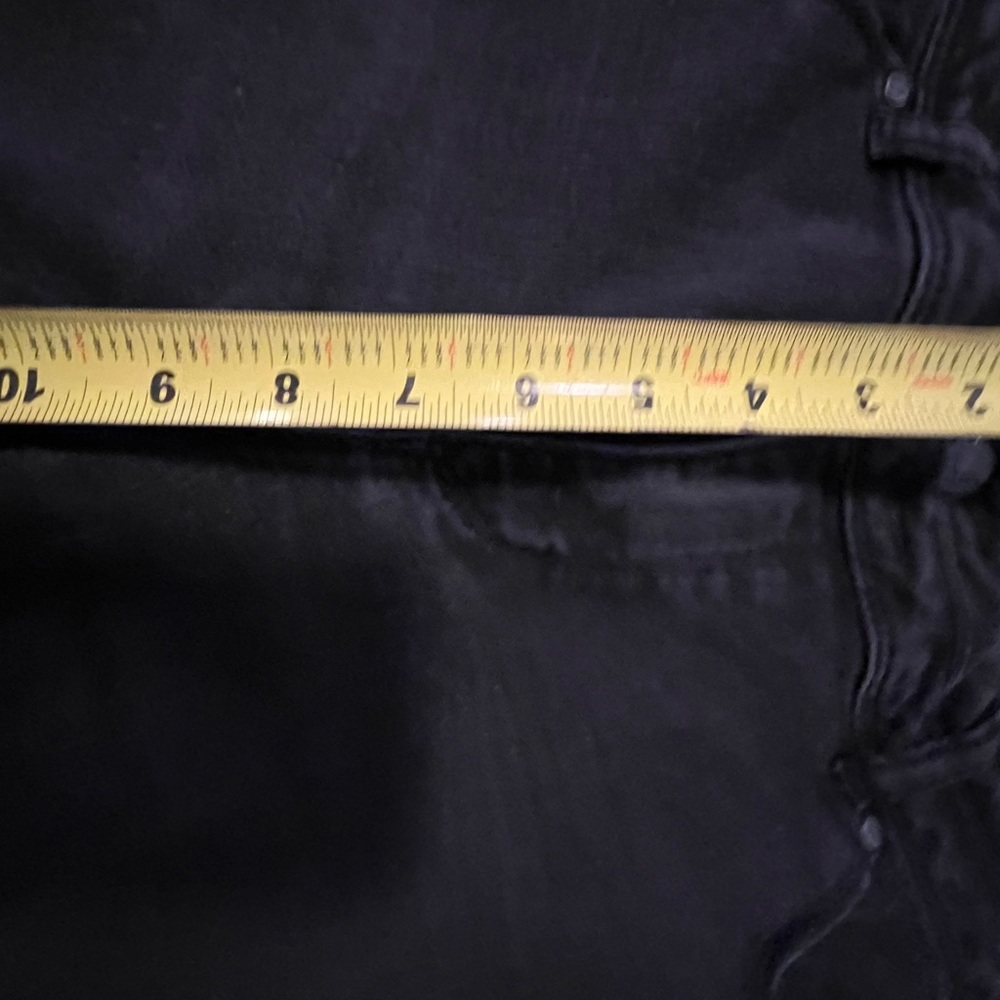 D Jeans size 12  vintage recycled denim black straight leg. - Picture 5 of 6